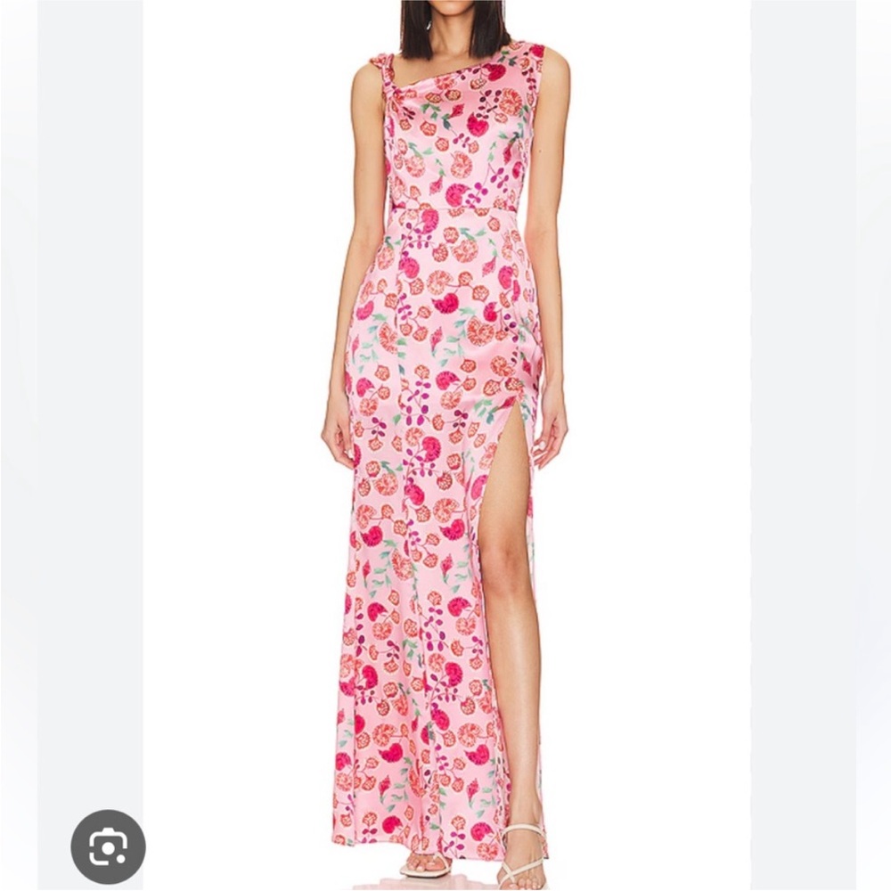 Saloni Leona dress ammonite rose size UK 6 US 2